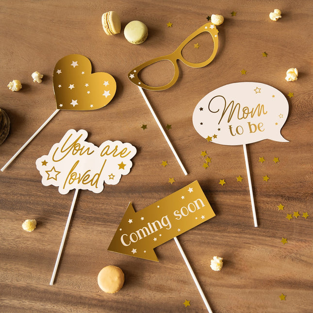 Accessoires de Photobooth pour la naissance Safari 7pcs