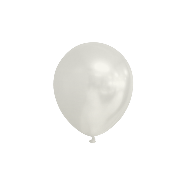 Ballons blancs métallisés 13cm 100pcs