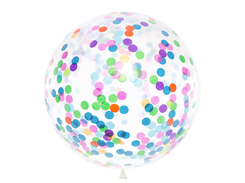 Ballon confetti 1m