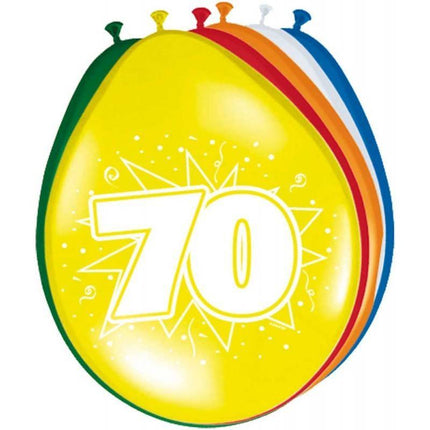 Ballons 70 ans 30cm 8pcs