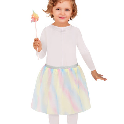 Costume de licorne Ensemble coloré pour fille 3 pièces