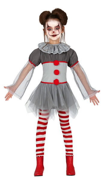 Costume d'Halloween de clown sombre pour enfant