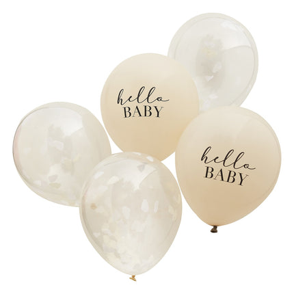 Jeu de ballons Hello Baby 30cm 5pcs