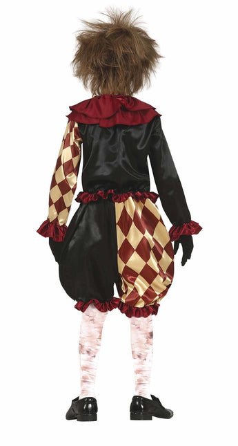 Horror Clown Halloween Costume Enfant Rouge