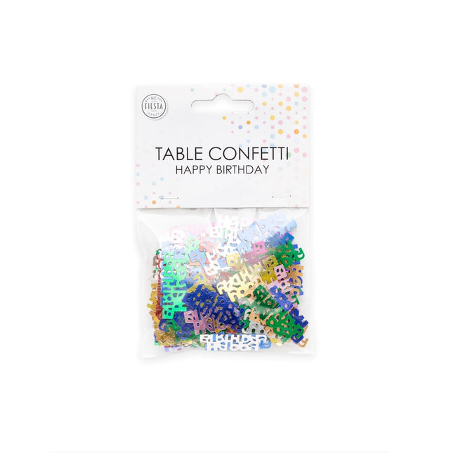 Confetti de table Joyeux anniversaire