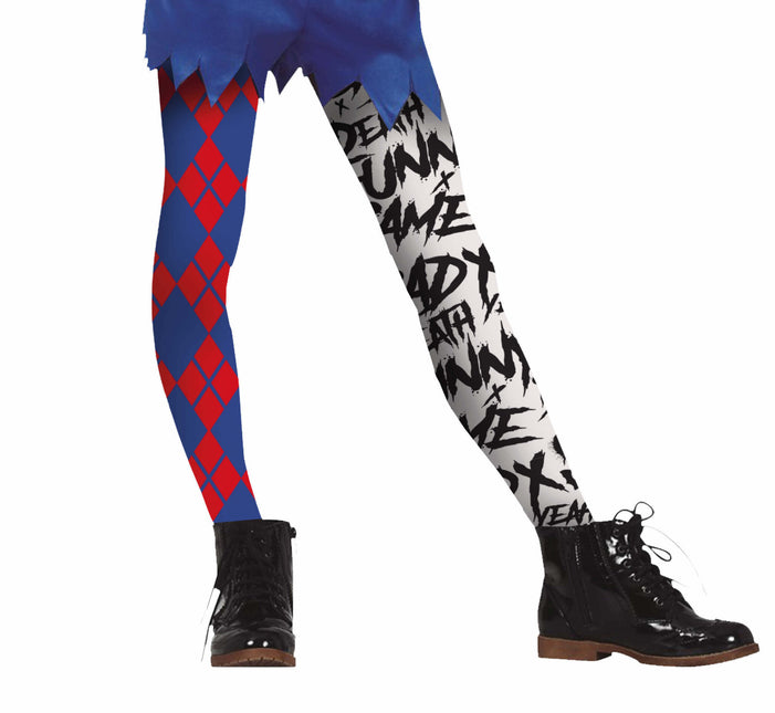 Legging d'Halloween Harley Quin Enfant