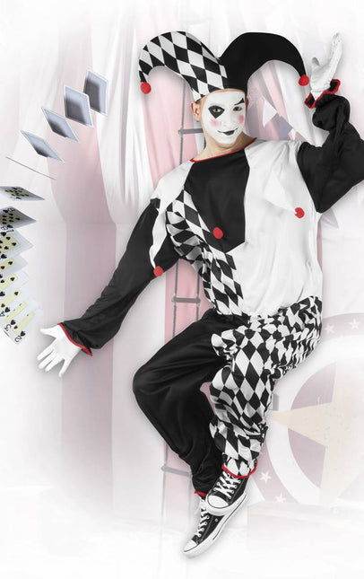 Costume de clown Jester M/L