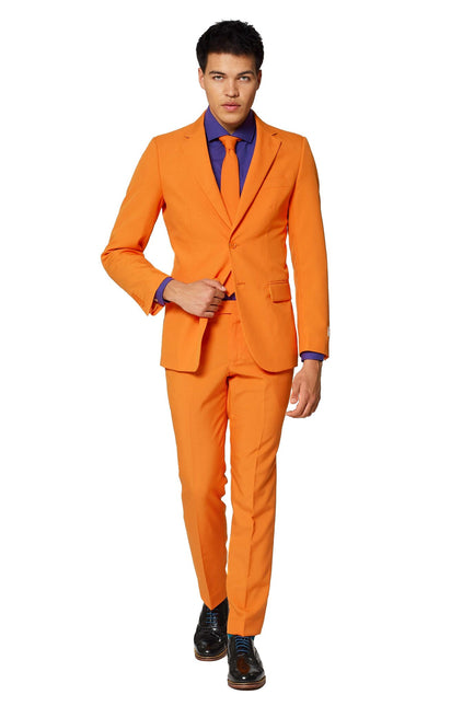 Costume orange hommes OppoSuits