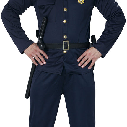 Costume de policier bleu foncé pour hommes