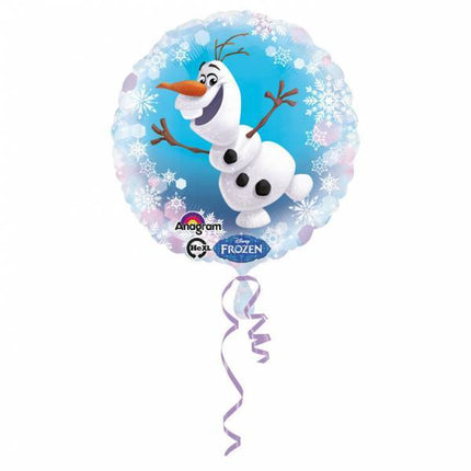 Ballon à l'hélium Frozen Olaf 43cm vide