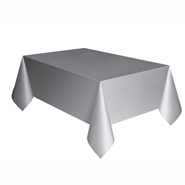 Nappe argentée en plastique 2.74m