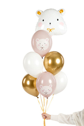 Ballons Ours polaire Mix 30cm 6pcs