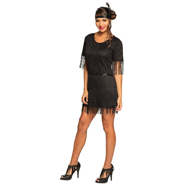 Robe Charleston Dames Noir