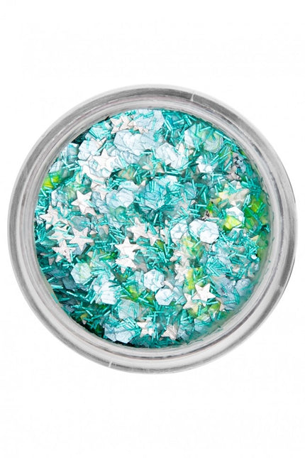 PXP Pressed Chunky Glitter Creme Turquoise Ocean 10ml