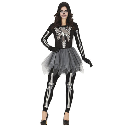 Squelette Costume d'Halloween Tutu pour dames