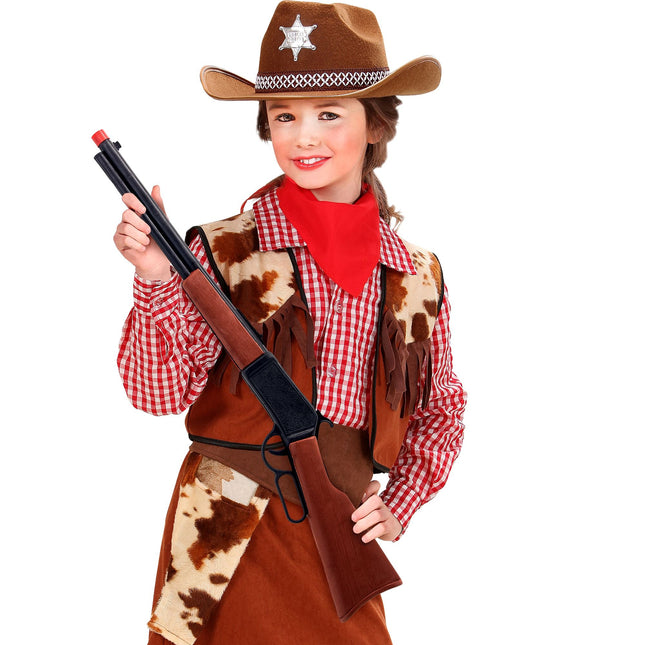 Faux pistolet de cow-boy 63cm