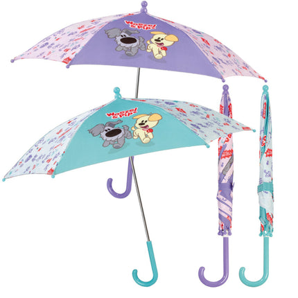 Parapluie violet Woezel et Pip 57cm