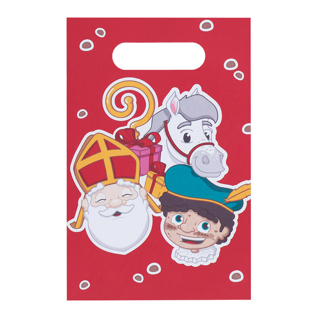 Sacs de partage Sinterklaas Papier 23cm 10pcs