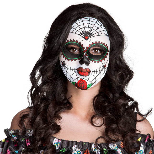 Masque d'Halloween Mme Jour des Morts