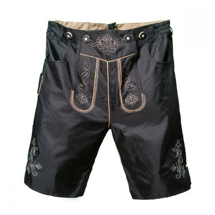 Lederhose court noir et bretelles