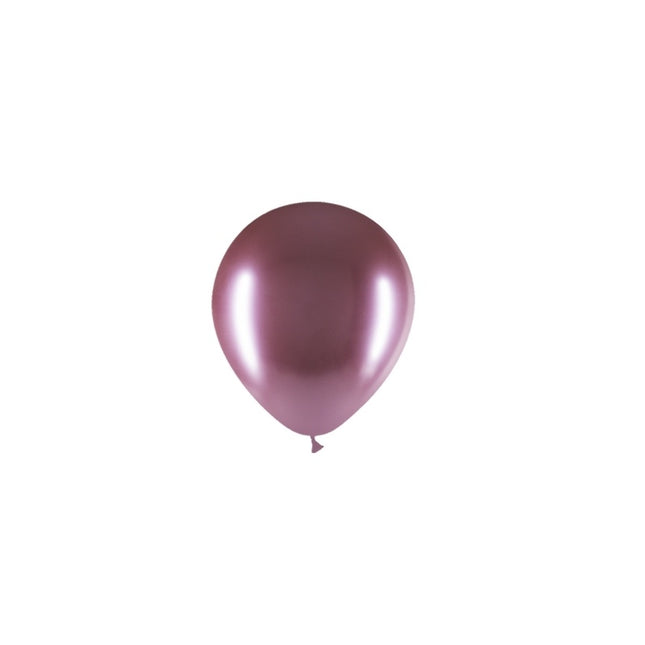 Ballons de baudruche violet clair chromés 13cm 100pcs