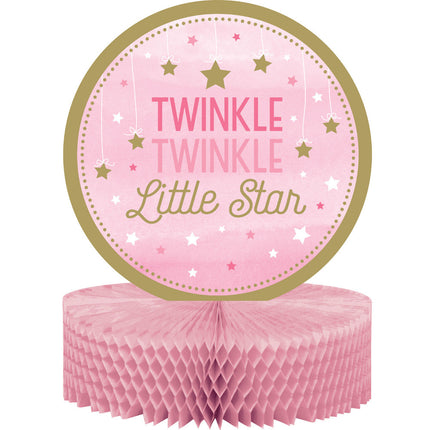 Nid d'abeille rose Twinkle Twinkle Little Star 23cm