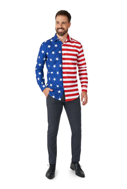 Chemise USA Flag Men Suitmeister