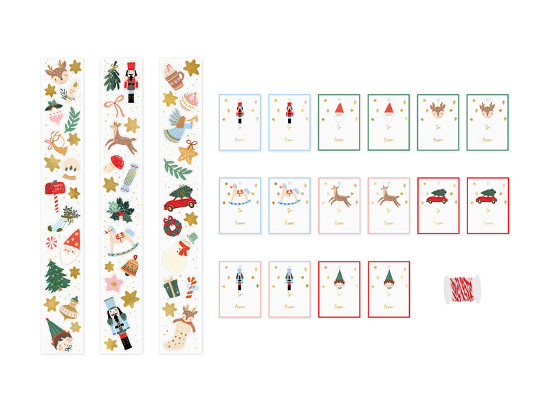 Autocollants de Noël 52pcs