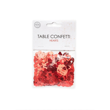 Confetti de table Cœurs ouverts rouge