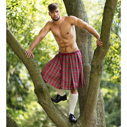 Kilt écossais rouge