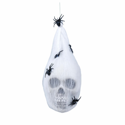 Halloween Skull Spiderweb Bag 25cm