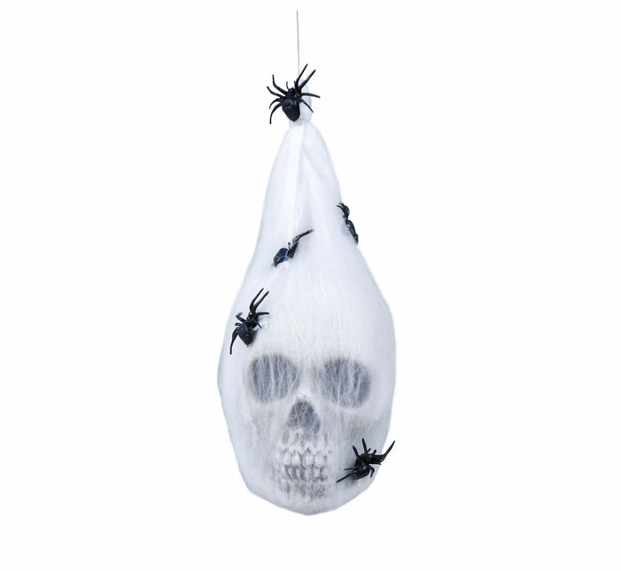 Halloween Skull Spiderweb Bag 25cm