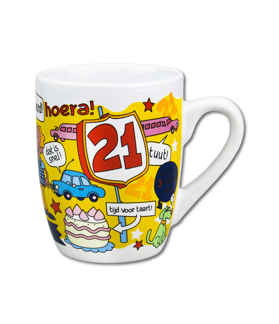 Mug 21 ans 12cm