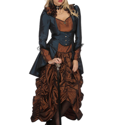 Robe Steampunk Bleu