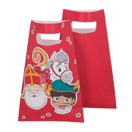 Sacs de partage Sinterklaas Papier 23cm 10pcs