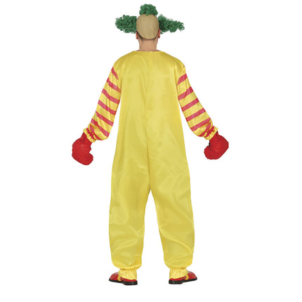 Costume d'Halloween Clown Homme Jaune L