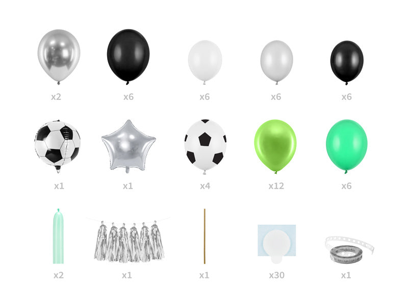 Guirlande de ballons Soccer 15 pièces