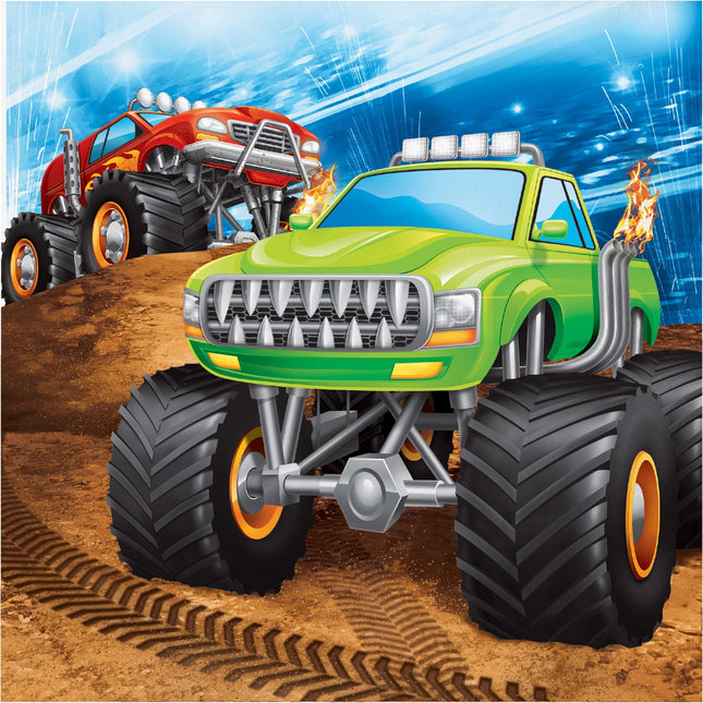 Serviettes de table Monster Truck 33cm 16pcs