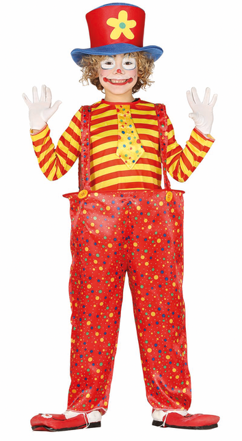 Costume de clowns Enfant Rouge Jaune