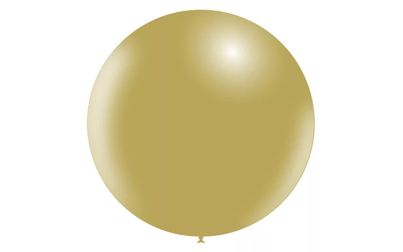 Ballon géant jaune moutarde XL 91cm