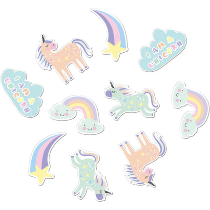 Confetti de table Licorne Arc-en-ciel Xl 45pcs