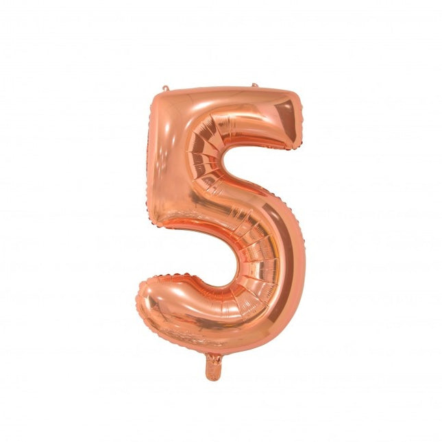 Ballon de baudruche Figure 5 Rose Gold 66cm