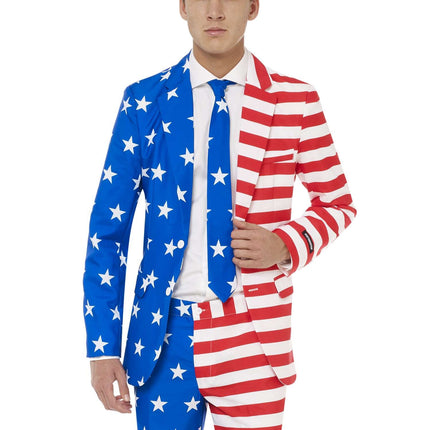 Costume drapeau des USA Hommes <tc>Suitmeister</tc>