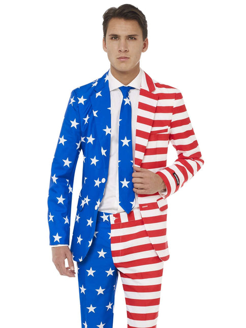 Costume drapeau des USA Hommes Suitmeister