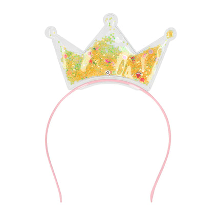 Bandeau de cheveux de princesse Couronne pailletée