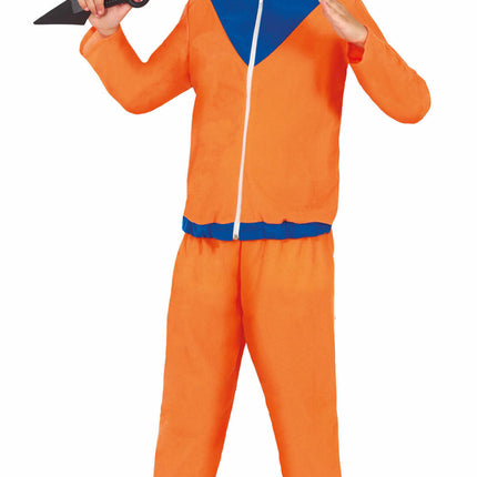 Costume de ninja enfant orange