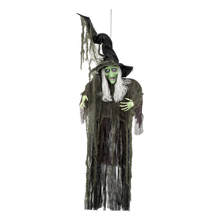 Poupée d'Halloween Sorcière Verte 1.9m