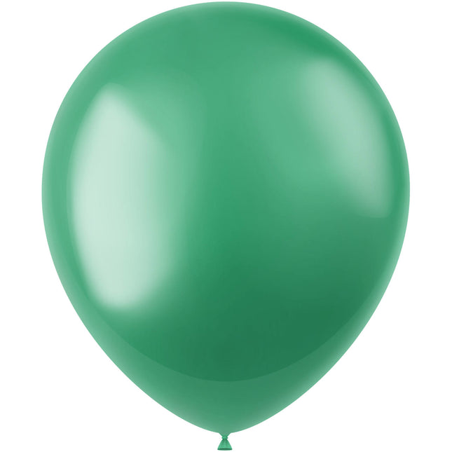 Ballons verts Metallic Regal Green 33cm 10pcs