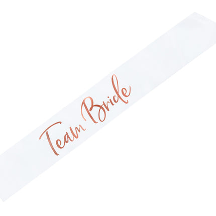 Écharpe d'enterrement de vie de jeune fille Team Bride 75cm