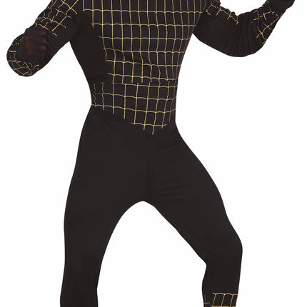 Costume Spiderman Homme Noir